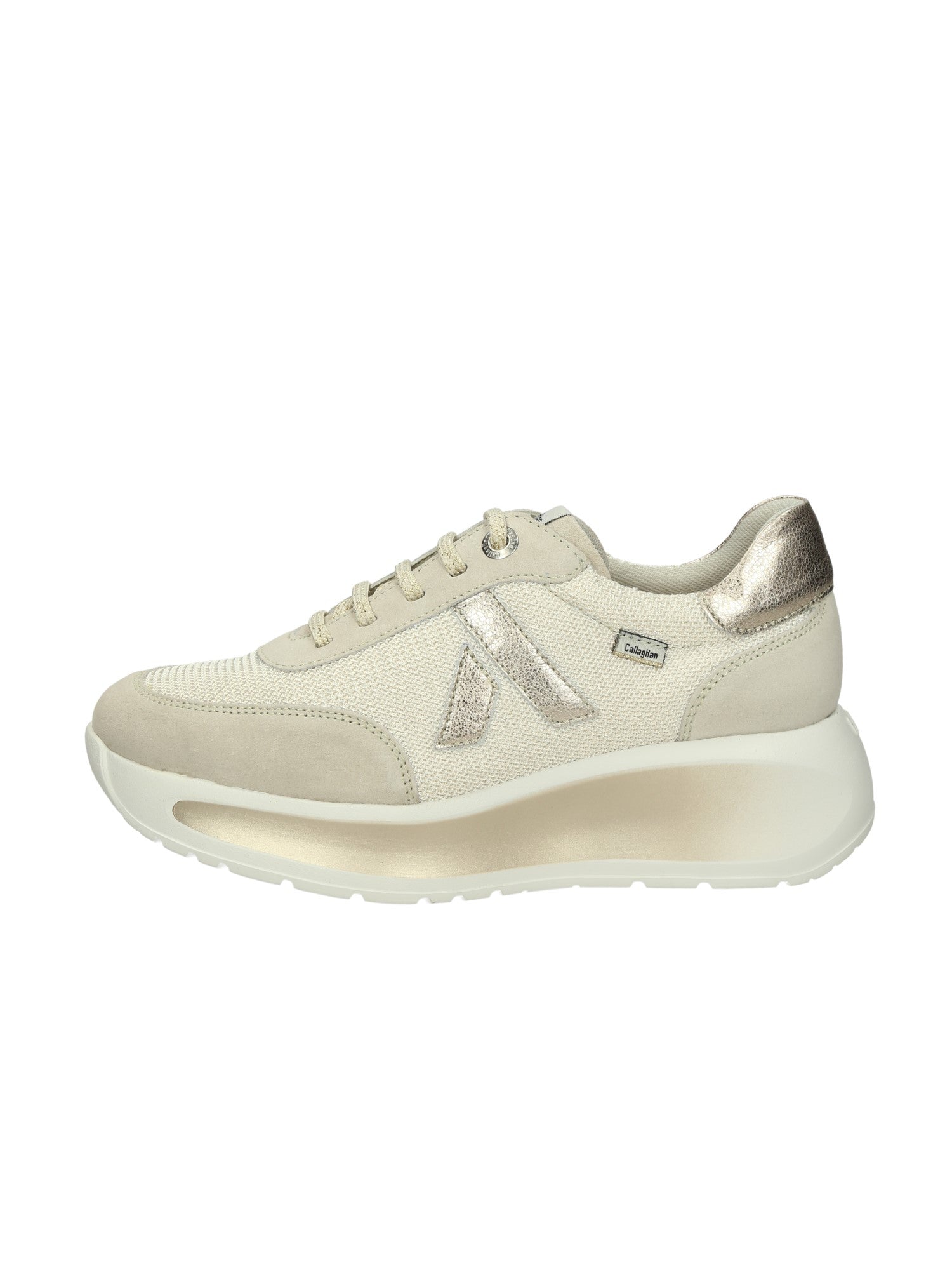 Scarpe Da Ginnastica Donna ARA Malibu, Colore Shell White/Limoncello/Peach, Taglia 41 Larga (comoda)