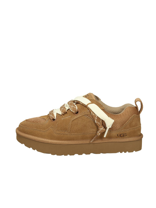 Sneakers Donna SUN68 Stargirl Glitter: In Suede E Nylon, Dettagli Glitter, Suola EVA Ammortizzata, Colore Beige/bordeaux
