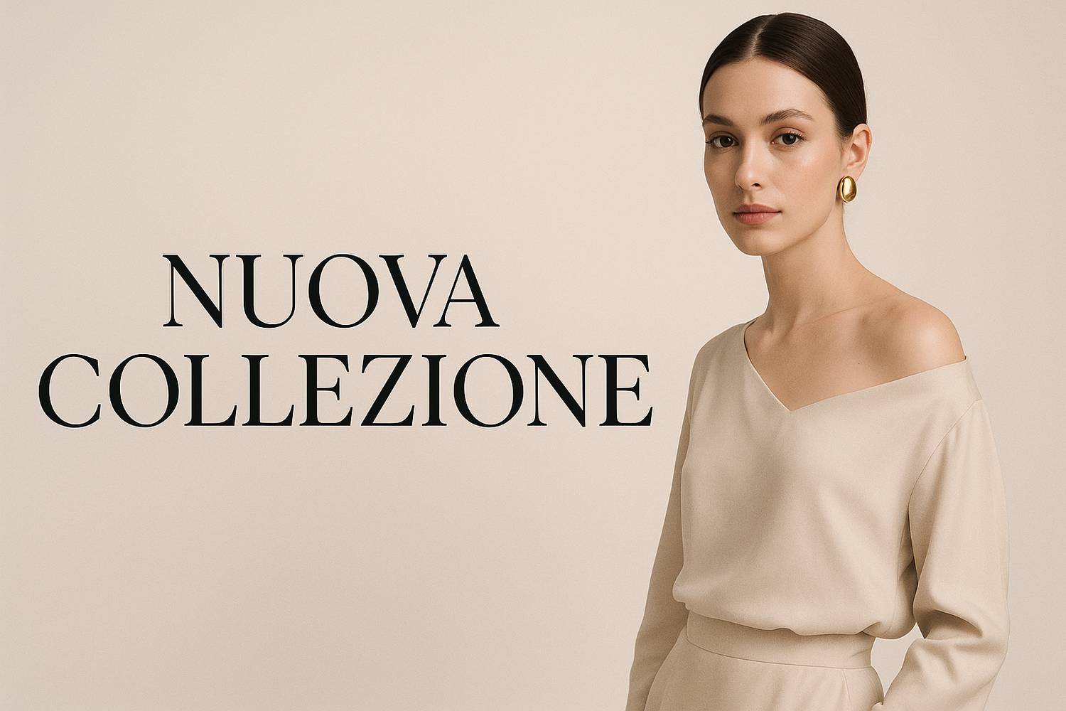 Banner Nuova Collezione Minimalista
